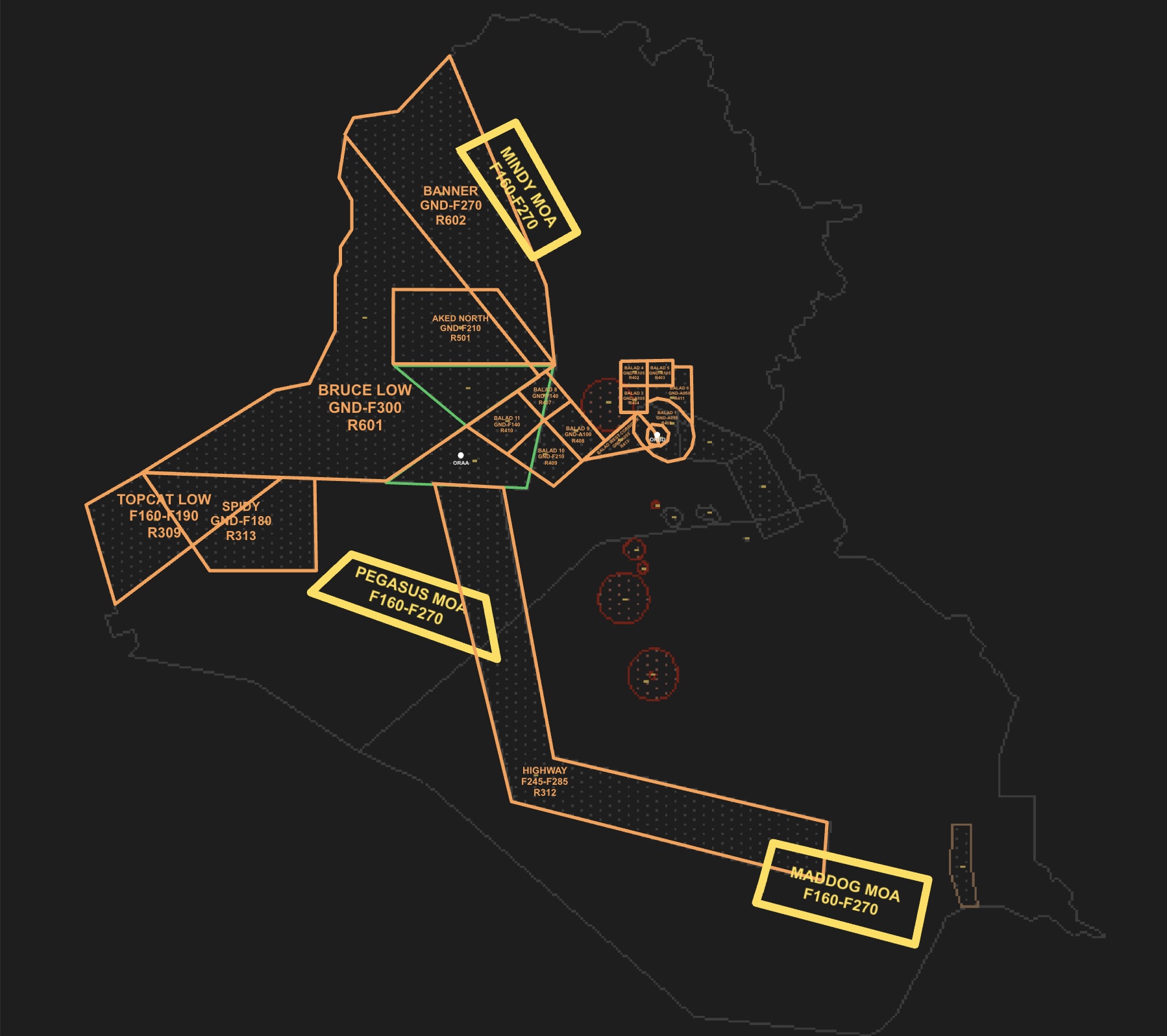 Training Areas